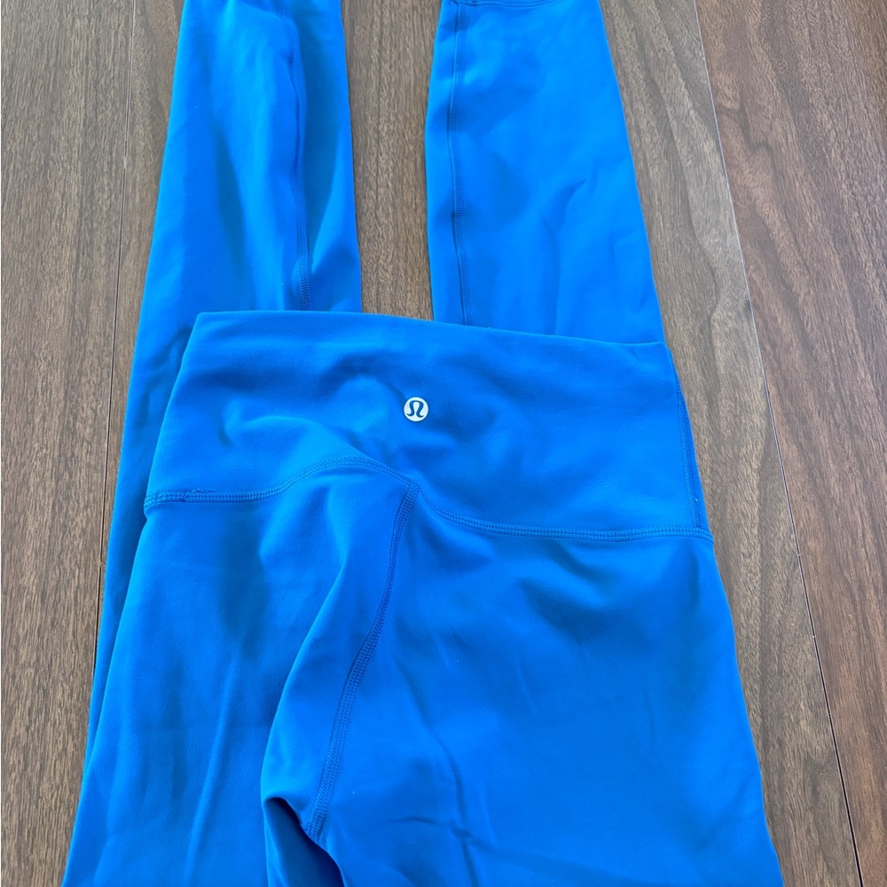 Lulu size 4 legging blue